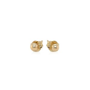 Unbranded 38877 14k Yellow Gold Polished Round Stud Earrings