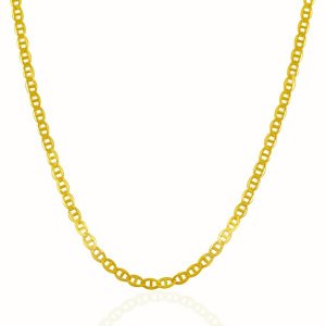 Unbranded 34954-16 3.2mm 14k Yellow Gold Mariner Link Chain Size: 16''