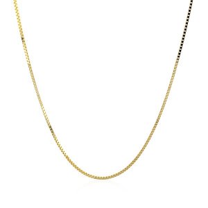 Unbranded 77667-20 14k Yellow Gold Classic Box Chain 0.8mm Size: 20''