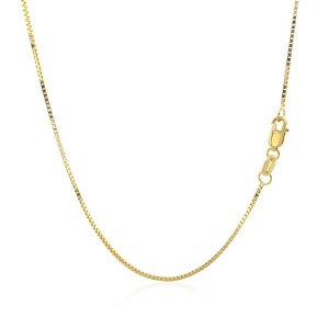 Unbranded 77667-20 14k Yellow Gold Classic Box Chain 0.8mm Size: 20''