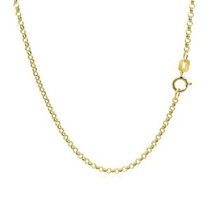 Unbranded 87973-18 14k Yellow Gold Rolo Chain 1.9mm Size: 18''