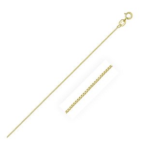 Unbranded 60170-18 14k Yellow Gold Classic Box Chain 0.6mm Size: 18''