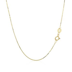 Unbranded 60170-18 14k Yellow Gold Classic Box Chain 0.6mm Size: 18''