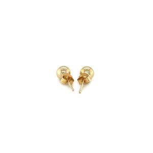 Unbranded 67946 14k Yellow Gold Round Stud Earrings (5.0 Mm)