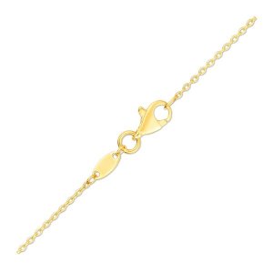 Unbranded 86504-18 14k Yellow Gold Pendant With Bow Size: 18