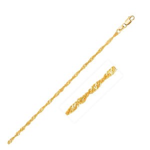 Unbranded 67967-16 14k Yellow Gold Singapore Chain 1.7mm Size: 16''