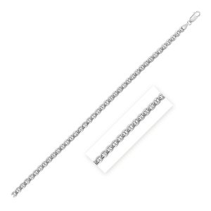 Unbranded 76572-20 Sterling Silver Rhodium Plated Mariner Chain 5.6mm 