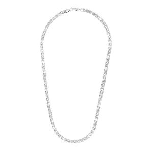 Unbranded 76572-20 Sterling Silver Rhodium Plated Mariner Chain 5.6mm 