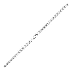 Unbranded 76572-20 Sterling Silver Rhodium Plated Mariner Chain 5.6mm 