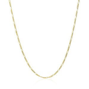 Unbranded 67131-20 14k Yellow Gold Solid Figaro Chain 1.3mm Size: 20''