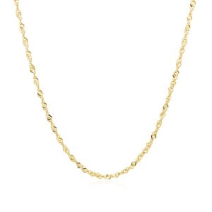 Unbranded 98866-20 14k Yellow Gold Singapore Chain 1.5mm Size: 20''