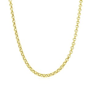 Unbranded 94099-16 2.3mm 10k Yellow Gold Rolo Chain Size: 16''