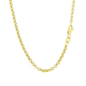 Unbranded 94099-16 2.3mm 10k Yellow Gold Rolo Chain Size: 16''