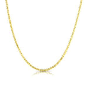 Unbranded 80135-16 14k Yellow Gold 2.4mm Light Weight Wheat Chain Size