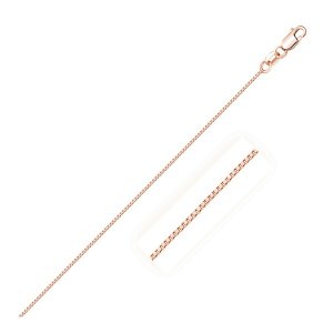 Unbranded 98664-17 14k Rose Gold Classic Box Chain 0.6mm Size: 17''