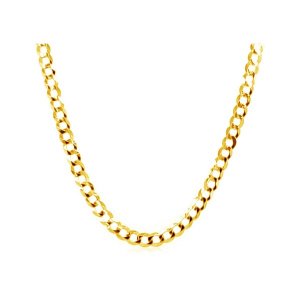 Unbranded 62337-18 2.4mm 10k Yellow Gold Curb Chain Size: 18''