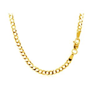 Unbranded 62337-18 2.4mm 10k Yellow Gold Curb Chain Size: 18''