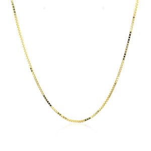 Unbranded 45679-30 10k Yellow Gold Classic Box Chain 1.0mm Size: 30''