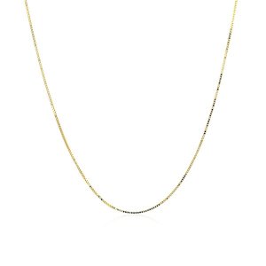 Unbranded 66636-16 10k Yellow Gold Classic Box Chain 0.45mm Size: 16''