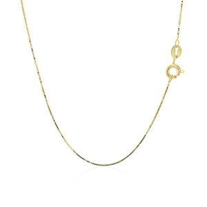 Unbranded 66636-16 10k Yellow Gold Classic Box Chain 0.45mm Size: 16''