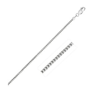 Unbranded 68989-18 14k White Gold Ice Chain 1.3mm Size: 18''