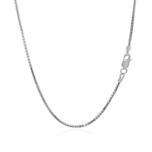 Unbranded 68989-18 14k White Gold Ice Chain 1.3mm Size: 18''