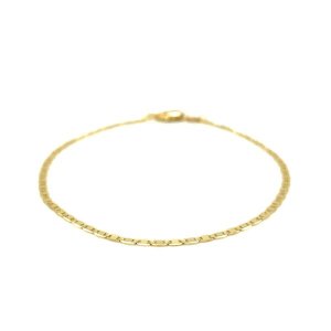 Unbranded 34247-7 10k Yellow Gold Mariner Link Bracelet 1.7mm Size: 7'