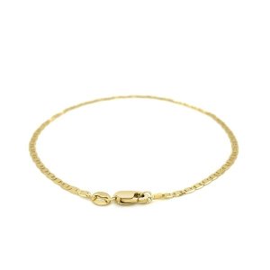 Unbranded 34247-7 10k Yellow Gold Mariner Link Bracelet 1.7mm Size: 7'