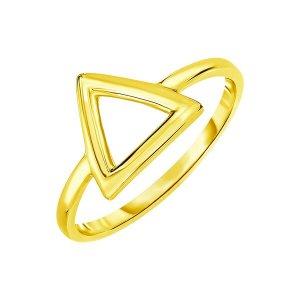 Unbranded 82663-7 14k Yellow Gold Ring With Triangle Size: 7