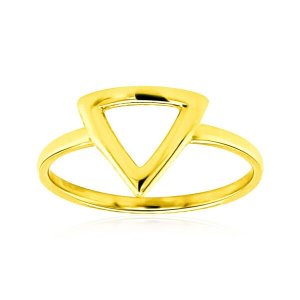 Unbranded 82663-7 14k Yellow Gold Ring With Triangle Size: 7