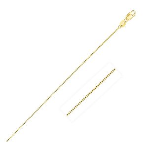 Unbranded 75284-20 14k Yellow Gold Classic Box Chain 0.45mm Size: 20''