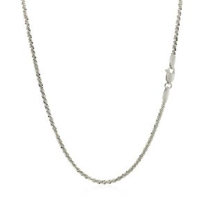 Unbranded 54979-20 14k White Gold Sparkle Chain 1.5mm Size: 20''