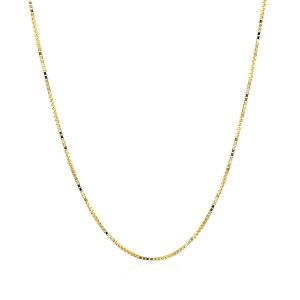 Unbranded 79879-20 14k Yellow Gold Classic Box Chain 0.7mm Size: 20''