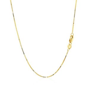 Unbranded 79879-20 14k Yellow Gold Classic Box Chain 0.7mm Size: 20''