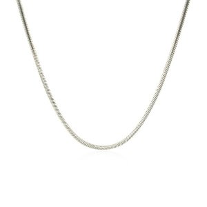 Unbranded 06485-24 Sterling Silver Snake Style Chain Size: 24''