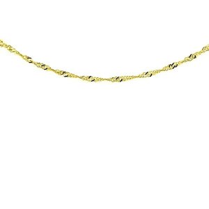 Unbranded 53607-16 2.1mm 14k Yellow Gold Singapore Chain Size: 16''