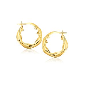 Unbranded 67603 14k Yellow Gold Hoop Earrings (58 Inch)