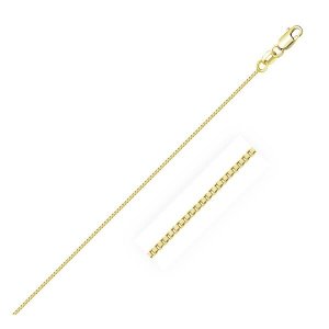 Unbranded 79676-20 18k Yellow Gold Box Chain 0.6mm Size: 20''