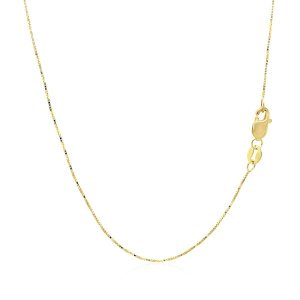 Unbranded 79676-20 18k Yellow Gold Box Chain 0.6mm Size: 20''