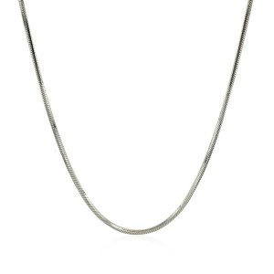 Unbranded 54569-22 Sterling Silver 1.2mm Snake Style Chain Size: 22''