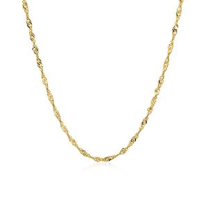 Unbranded 60664-20 14k Yellow Gold Singapore Chain 1.7mm Size: 20''