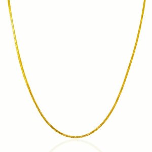 Unbranded 66060-18 14k Yellow Gold Foxtail 1.0mm Chain Size: 18''