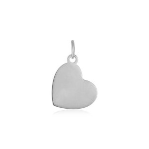 Unbranded 55305 14k White Gold Heart Pendant