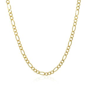 Unbranded 74365-24 3.0mm 10k Yellow Gold Solid Figaro Chain Size: 24''