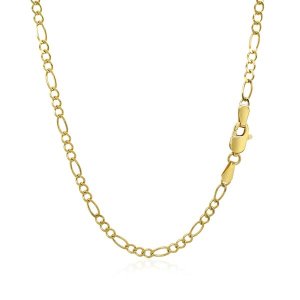 Unbranded 74365-24 3.0mm 10k Yellow Gold Solid Figaro Chain Size: 24''