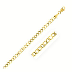 Unbranded 03666-18 4.4mm 10k Yellow Gold Curb Chain Size: 18''