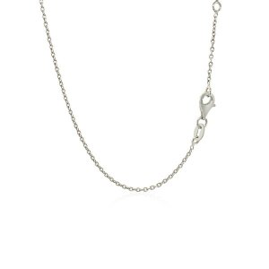 Unbranded 96704-18 Sterling Silver 18 Inch Moon Motif Necklace With Di