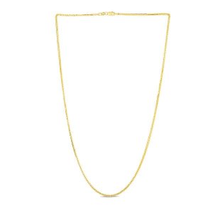 Unbranded 80768-18 14k 1.8mm Yellow Gold Square Wheat Chain Size: 18''