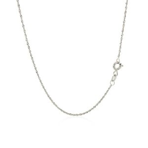 Unbranded 63819-16 10k White Gold Singapore Chain 1.0mm Size: 16''