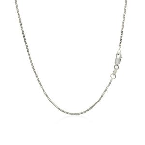 Unbranded 61399-16 14k White Gold Gourmette Chain 1.0mm Size: 16''